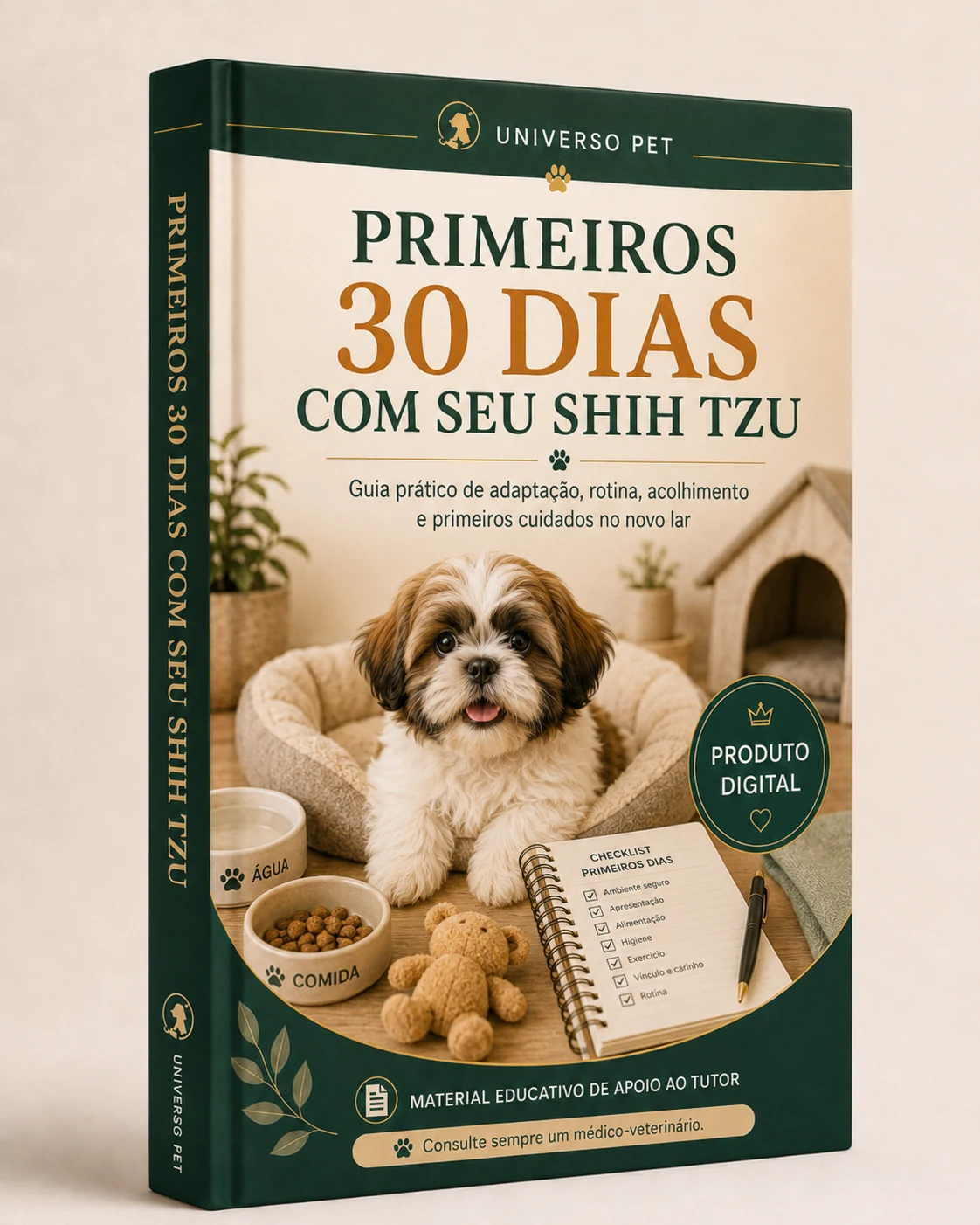 Capa do Bônus 2 — Primeiros 30 Dias com Seu Shih Tzu