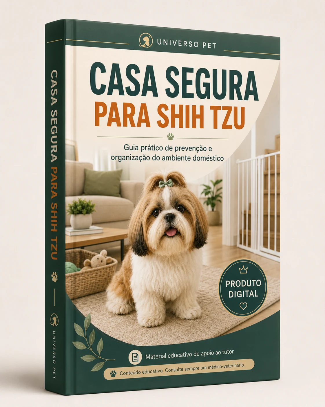 Capa do material — Casa Segura para Shih Tzu